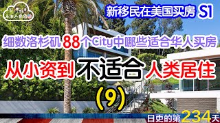 【新移民在美国买房】钻石吧/核桃市/奇诺(岗)/东谷/安大略｜细数洛杉矶88个City中哪些适合华人买房（S1E9）｜从小资到不适合人类居住｜日更#234 #2023059