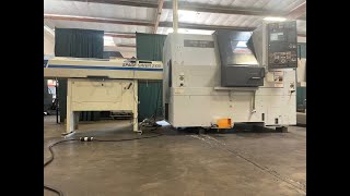 2002 Mori Seiki SL-154MC CNC Lathe with SMW Space Saver 2100 Barfeed  Stock 8120