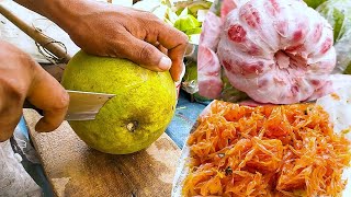 Masala Jambura or Grapefruits | Asian Street Food