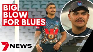 Souths superstar Latrell Mitchell won't play in the Adelaide State of Origin | 7NEWS