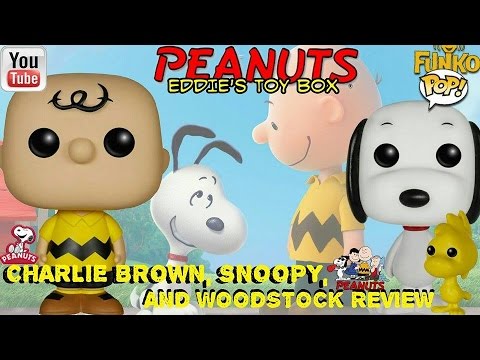 Funko Pop! Peanuts: Charlie Brown, Snoopy And Woodstock Funko Pop ...