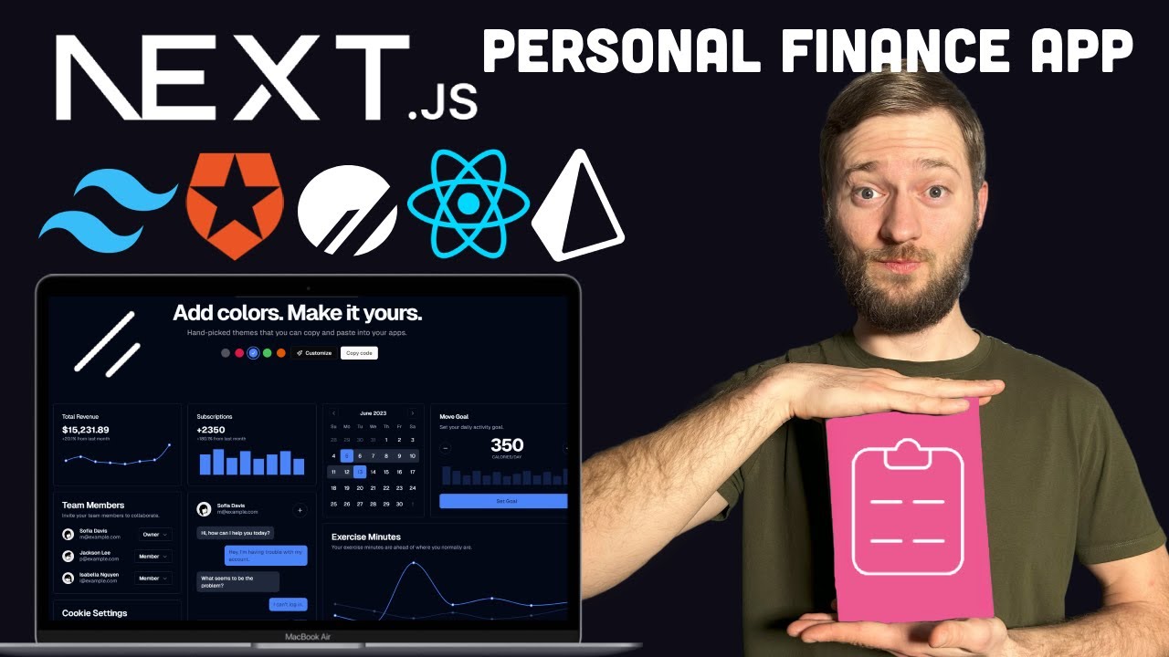 Shadcn Ui With React Hook Form Personal Finance Dashboard App Youtube