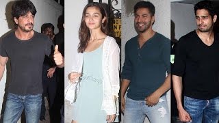 Shah Rukjh Khan, Alia Bhatt, Sidharth Malhotra, Varun Dhawan Attend Karan Johar Bash!