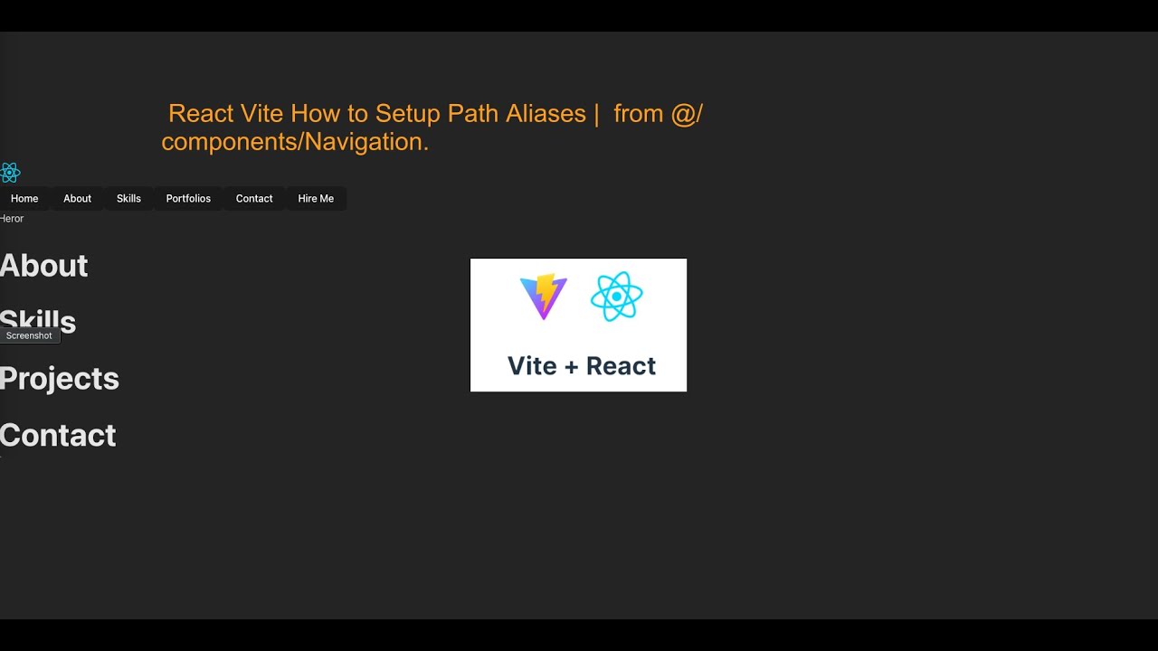 React Vite How To Setup Path Aliases From Components Navigation