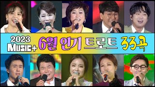 트로트인기곡모음33+ [6월] 홍진영/이찬원/김용임/진성/문희옥/조항조/요요미/황영웅/장윤정/장민호/진미령/신유/김연자/진해성/유라/현철/려화/마이진/윤시내/송가인 [뮤직플러스]