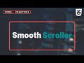 Smooth Scroll Effect Tutorial using CSS.