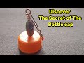 discover the secret of the bottle cap ⁉️fishing hack 2023