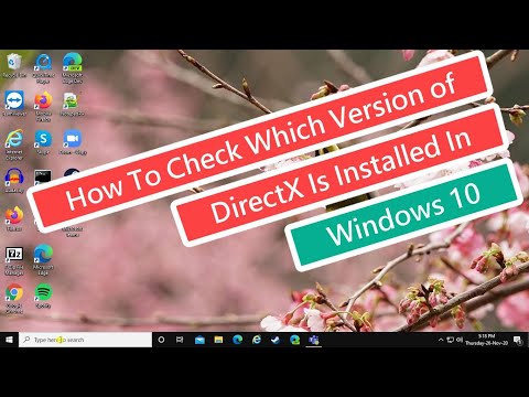 Как проверить, какая версия DirectX установлена в Windows 10