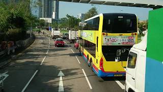 Hong Kong Bus KMB TE7539@914P 海麗→銅鑼灣(天后) (全程行車片段)