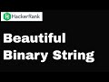Hackerrank: Beautiful Binary String