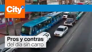 Lo positivo y lo negativo del día sin carro y sin moto en Bogotá | CityTv