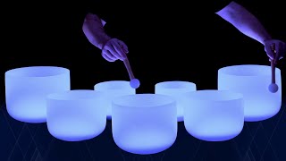 Crystal Singing Bowls Sound Bath | Cleanse Negative Energy for Peaceful Sleep