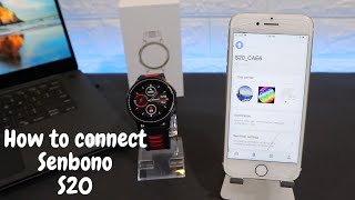 How to connect Senbono S20 with phone F Fit Android App