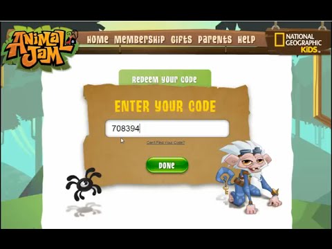 Animal jam ~ How to redeem your membership giftcard Animal jam ~ How to redeem your membership giftcard