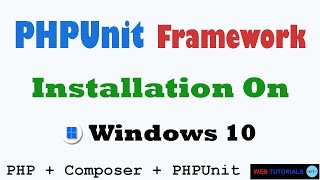 PHPUnit Framework installation on Windows 10