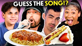 Can Teens Guess the Song From The Food? | People Vs. Food