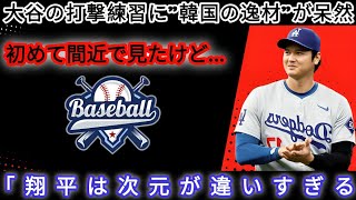 【大谷翔平】ドジャース関係者を唖然とさせた大谷の打撃練習に 韓国の逸材 がドン引き「大谷は次元が違いすぎる   」【海外の反応 MLB  野球】13K5