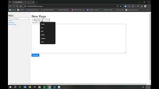 Project 1 cs50web Wiki