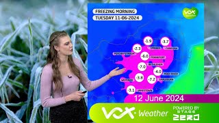12 June 2024 | Vox Weather Forecast powered by Stage Zero
