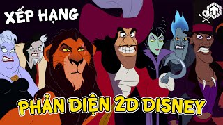 Xếp Hạng 18 Nhân Vật Phản Diện 2D Ấn Tượng Nhất Của Disney | Pixar | Ten Tun | Ten Anime