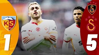 Galatasaray - Kayserispor 5-1 Maç Özeti /Highlights (Süper Lig 2024) Match Kayserispor Galatasaray