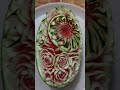 Watermelon carving for beginner.the carving for funny.