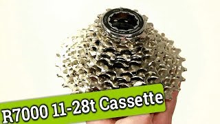 Quick Look and Weight the Shimano 105 R7000 11-28t 11 speed Cassette