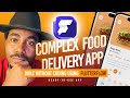 Complex Food Delivery App Built without coding using FlutterFlow and Firebase - Clone Available