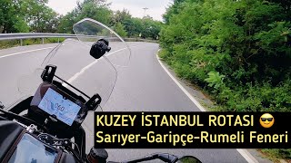 Sarıyer-Garipçe-Rumeli Feneri Yolu | Triumph Tiger 900 GT Pro | 4K