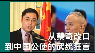 中国热评： 从蔡奇“改口”到中国公使的“武统”狂言（12月15号）