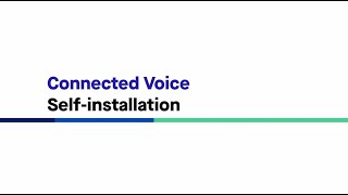 Centurylink Self Help Connected Voice Self Installation