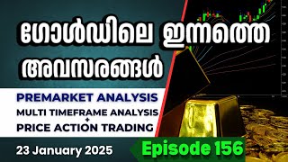 ഗോൾഡിൽ  ഇന്ന് (23-01-2025) ട്രേഡ് എടുക്കുന്നവർക്ക് വേണ്ടി #premarketanalysis  #xauusd