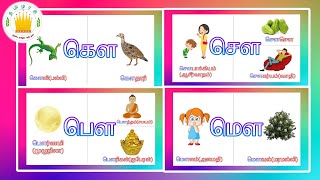 தமிழரசி-கௌ ஙௌ சௌ(உயிர்மெய் எழுத்துக்கள்)UyirMei Ezhuthukkal |Learn Tamil letters for kids|Tamilarasi