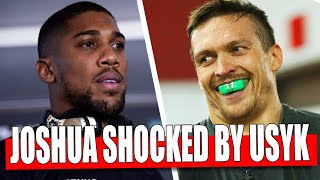 Anthony Joshua SURPRISED BY THE SIZE OF Alexander Usyk BEFORE THE FIGHT / Fury DANGEROUS FOR Wilder