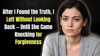 After I Found the Truth, I Left Without Looking Back, Until She Came Knocking for Forgiveness