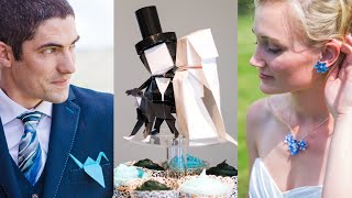Origami Wedding - Every Decoration Made From Paper