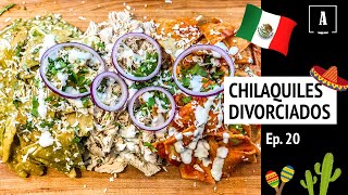 Chilaquiles Divorciados | Receta de Chilaquiles Verdes y Rojos con Pollo | Ep.20- Antojitos de Arnie