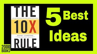 The 10x Rule Book Summary Grant Cardone
