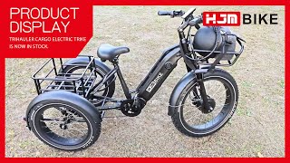 TriHauler Cargo Electric Trike is now in stock.