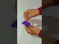 DIY- Ribbon Flower Making | Satin Ribbon Craft #shorts