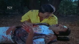 Ramesh Sacrifice His Life To Save Shankar Nag | Punda Prachanda Kannada Movie Scene | Jai Jagadish