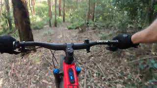 wollongong mtb, brokers descent trail to Mt ousley, Mt keira