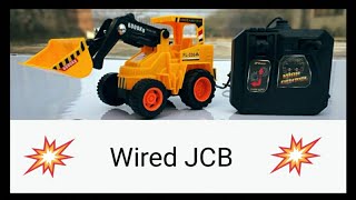 RC JCB Unboxing | RC Wired JCB | RC Toy JCB | Remote wali JCB