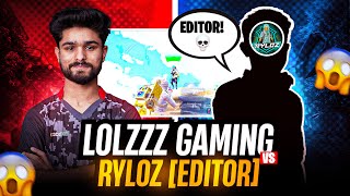 @LoLzZzGaming VS RyLoZ (EDITOR)😱 4 TIMES FIGHT | GodL LoLzZz BGMI HIGHLIGHT 🔥