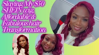 Slaying My $50 SHEIN Wig: Affordable & Fabulous Hair Transformation! 💇‍♀️✨