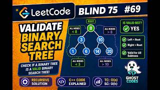 Validate Binary Search Tree Explained 🔥 | Blind 75 #69 LeetCode