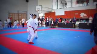 2013 NZCT Auckland Karate Champs KUMITE 14-15yrs male Ivan Siau VS -