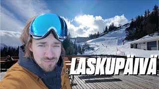 Laskettelua, pelejä ja hauskanpitoa (Alppi vlog 6)