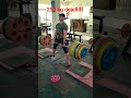 250 kg heavy deadlift with weight 75kg. powerlifter back