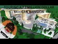 Noob tours 3 Million Dollar Modern Mansion In Bloxburg (ROBLOX)